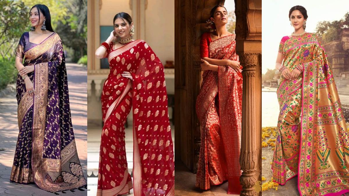 छा जाएंगी ये Silk Banarasi Saree आपके लुक्स पे जो मिलेंगी मामूली रक्म में पहने दीवाली और अन्य त्यौहारों पर - Best Silk Banarasi Saree | बेस्ट सिल्क बनारसी साड़ी