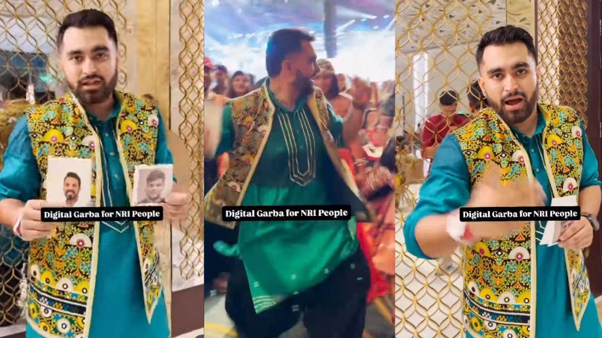digital garba nri friends virtually join navratri celebrations in viral video