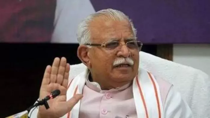 केंद्रीय मंत्री मनोहर लाल की फोइल फोटो