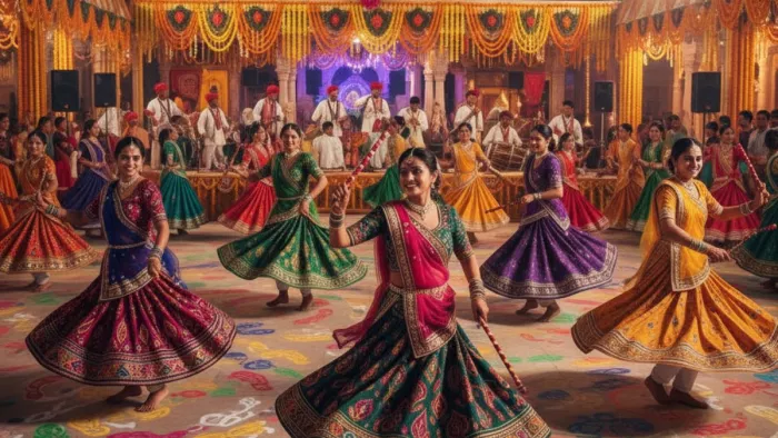 गरबा-डांडिया के लिए भारत के ये 6 शहर हैं सबसे बेस्ट (Image Source: AI-Generated)