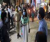 फागिंग में लापरवाही की शिकायत मिलने पर डीएम खुद निरीक्षण करने निकलीं।