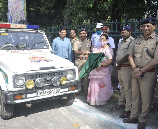 नाना राव पार्क में महापौर और पुलिस आयुक्त ने दिखाई हरी झंडी।
