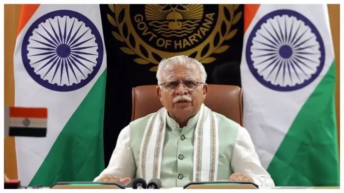 मनोहर लाल सरकार के नौ साल पूरे। फाइल फोटो