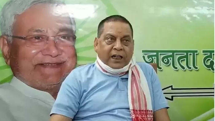 जेडीयू नेता नीरज कुमार ने दी कार्टून बनाकर भाजपा को घेरा