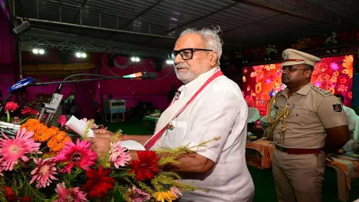 ओडिशा के राज्यपाल प्रोफेसर गणेशी लाल की एक फाइल फोटो।
