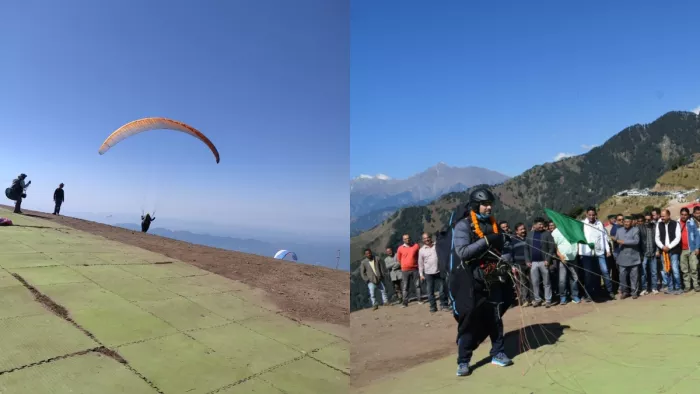 बीड़ बिलिंग में पैराग्लाइडिंग प्री वर्ल्ड कप की हई शुरूआत