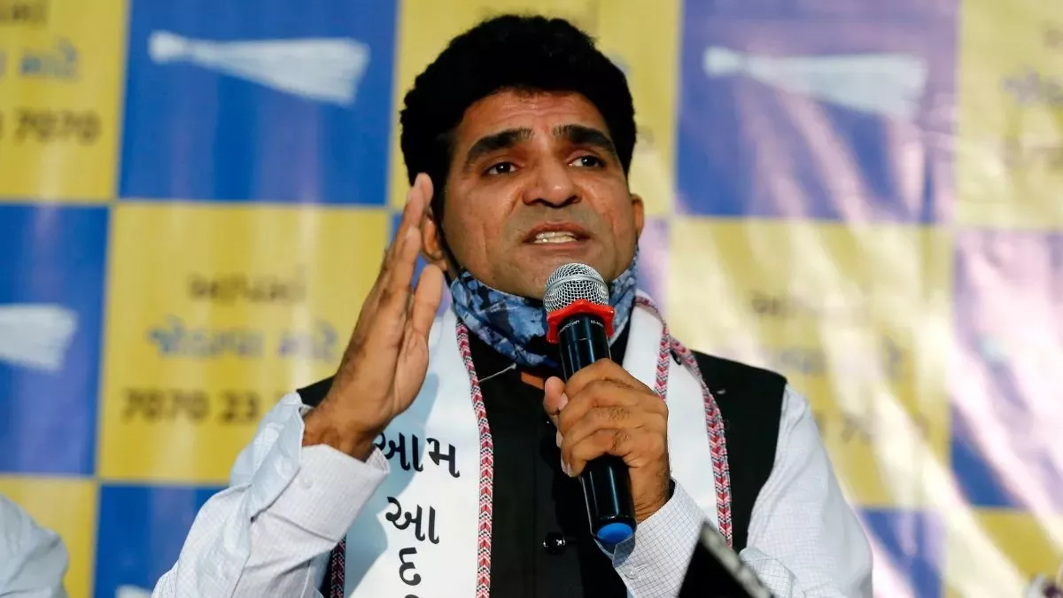 Gujarat Chunav 2022: 'भ्रष्ट बीजेपी सरकार से तंग आ चुके लोग, आप जीतेगी चुनाव', AAP सीएम प्रत्याशी का तंज