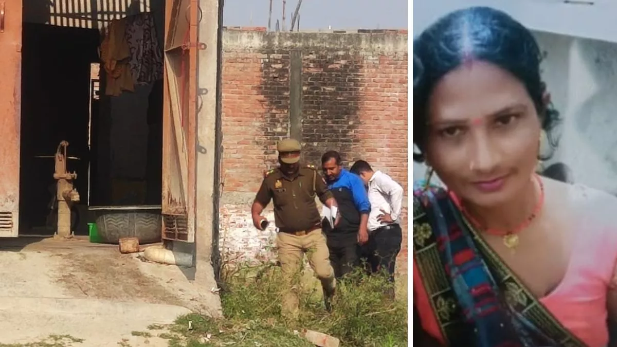 कानपुर देहात के रनियां में महिला की गला दबाकर हत्या।
