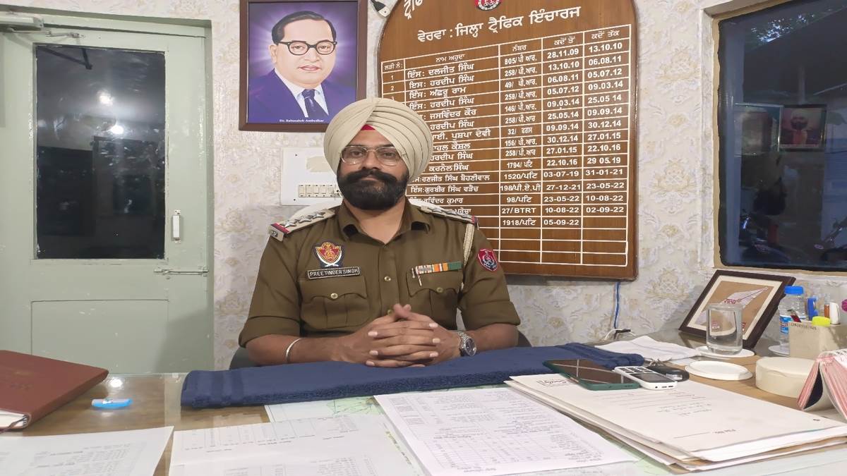 dainik jagran special interview with patiala traffic incharge preetinder singh realated to road safety