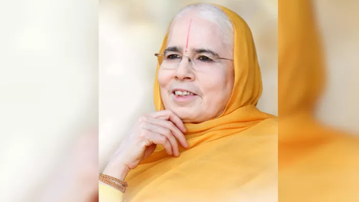 जगद्गुरु कृपालु महाराज की बेटी विशाखा त्रिपाठी का फाइल फोटो।