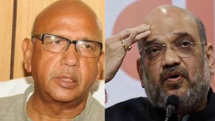 जदयू नेता सरयू राय और अमित शाह (जागरण)