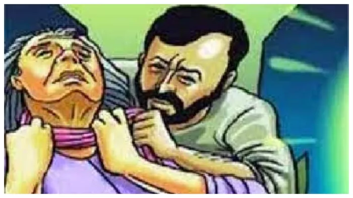 लूट के विरोध पर युवक ने दरात से बुजुर्ग महिला की अंगुलियां कांटकर मुंह में कपड़ा ठूंसकर गला दबाया