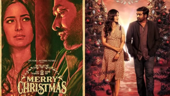 Katrina Kaif and Vijay Sethupati from Merry Christmas