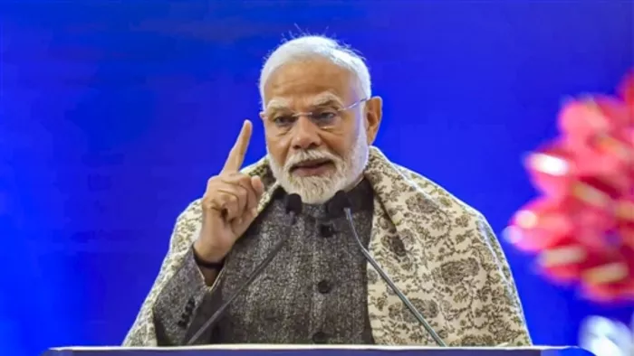 वीर बाल दिवस कार्यक्रम में पीएम मोदी ने लिया हिस्सा। (फोटो- पीटीआई)