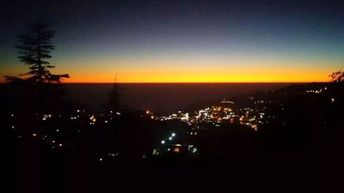 mussoorie winterline carnival 2024 start apart from switzerland winter line is visible only in mussoorie in december