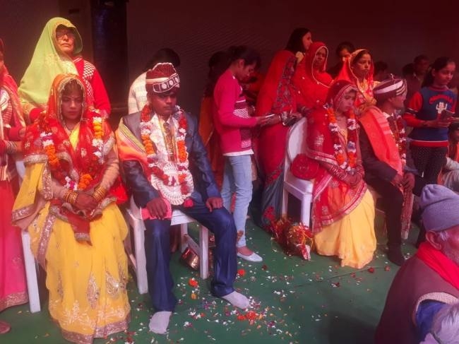 महायज्ञ के दौरान हुआ दो गरीब बेटियों का विवाह