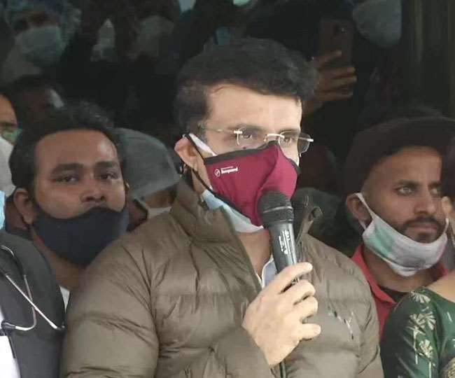 Sourav Ganguly being taken to Apollo Hospital in Kolkata after complained of chest pain