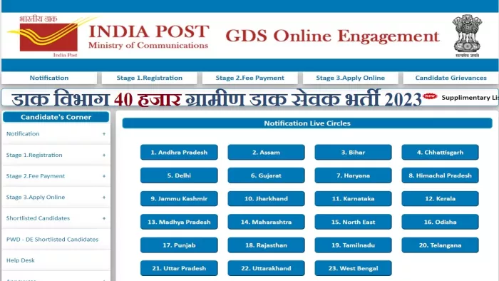 India Post GDS Recruitment 2023 के लिए आवेदन आधिकारिक वेबसाइट, indiapostgdsonline.gov.in पर कर पाएंगे।