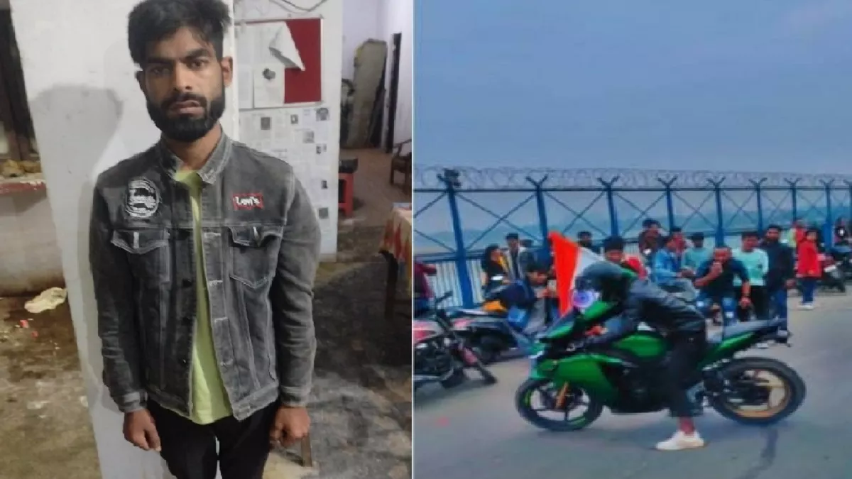 Kanpur News: नवाबगंज पुलिस द्वारा बैराज पर स्टंट करने में गिरफ्तार जाजमऊ निवासी मो. तारिक