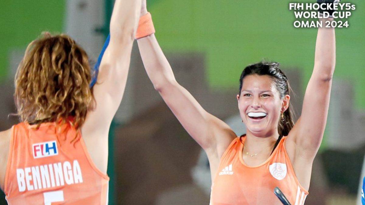 netherlands beat india in inaugural fih hockey5s women world cup2024