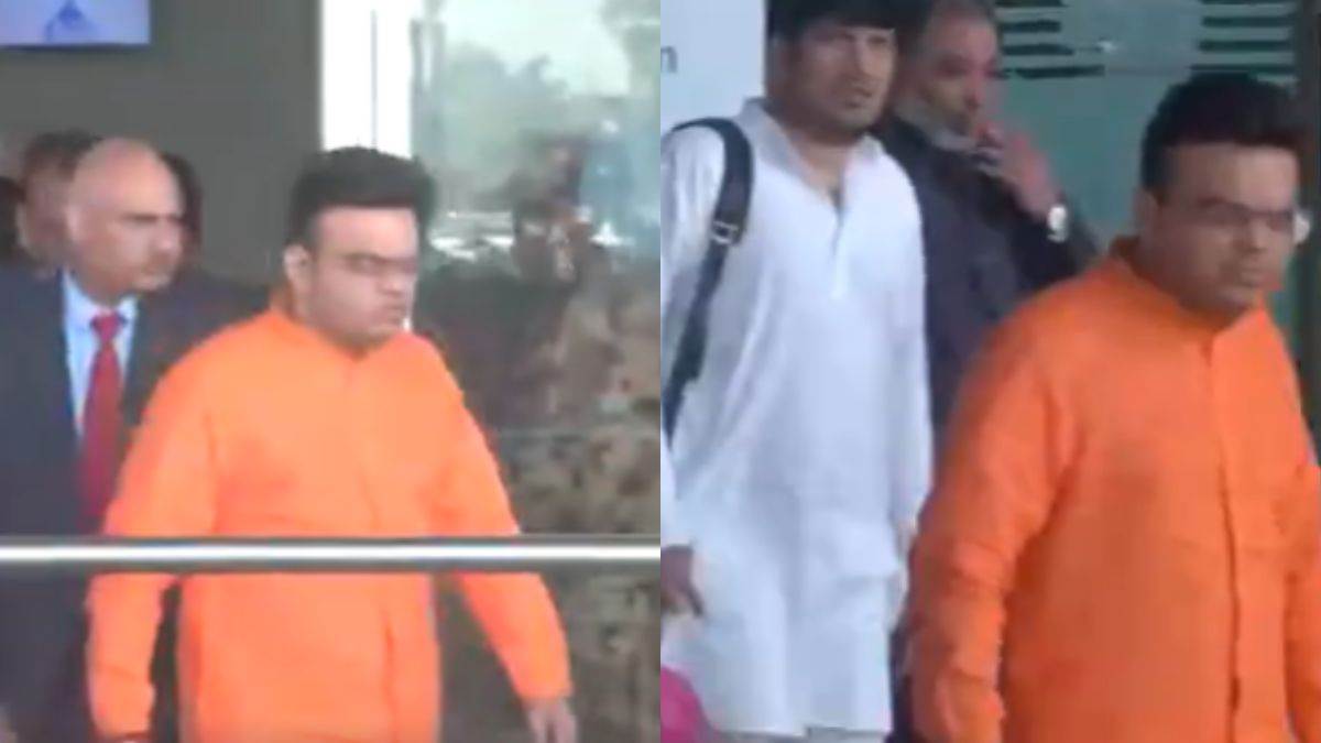 icc chairman jay shah reached prayagraj to attend mahakumbh 2025 with family watch video
