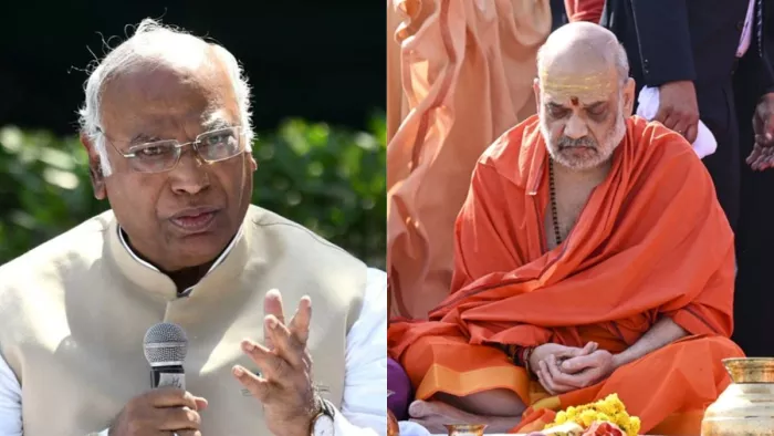 अमित शाह के महाकुंभ स्नान के बाद खरगे का तंज