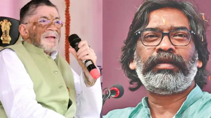 राज्यपाल संतोष गंगवार और मुख्यमंत्री हेमंत सोरेन। फाइल फोटो