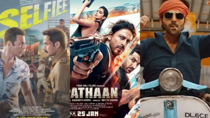 Pathaan Shah Rukh Khan Beat Kartik Aaryan Shehzada and Akshay Kumar Selfiee at the Box Office/Instagram