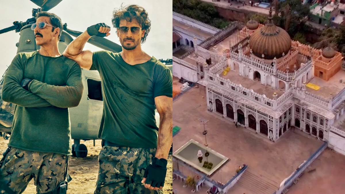 bade miyan chote miyan actor akshay kumar tiger shroff shares video for lucknow fans