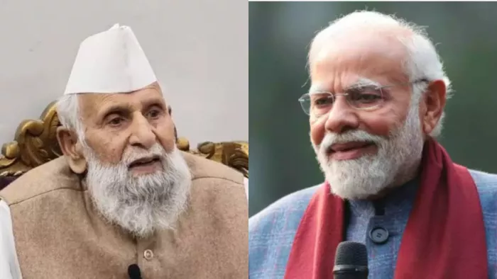 संसद के विशेष सत्र में पीएम मोदी ने सपा नेता डॉ. शफीकुर्रहमान बर्क की तारीफ की थी।(फोटो सोर्स: जागरण)