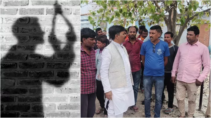 पेड़ से लटकता मिला शिक्षक का शव, आत्महत्या से पहले लिखा सुसाइड नोट