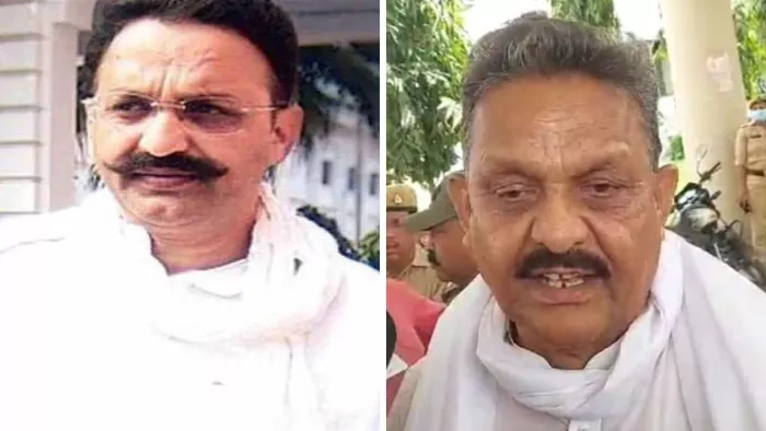 मुख्तार अंसारी को देखने आए पूर्व सासंद और उसका भाई आफजल अंसारी।