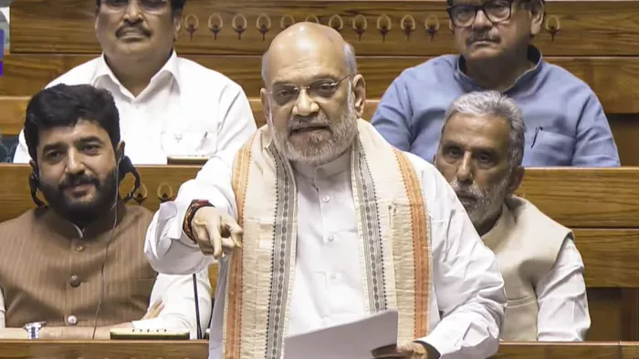 त्रिभुवन सहकारी विश्वविद्यालय विधेयक पर अमित शाह ने लोकसभा में चर्चा की(फोटो सोर्स: पीटीआई)