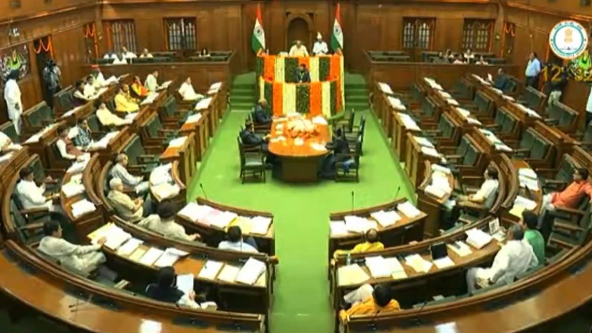 ncr heated debate in delhi assembly over budget discussion