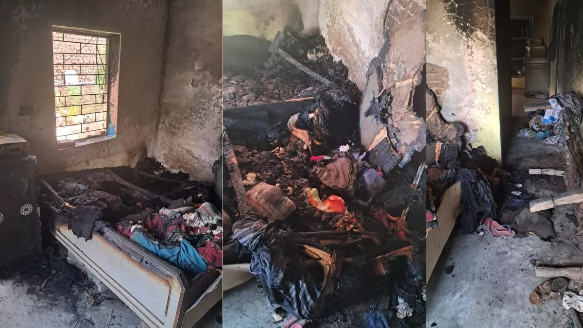 Fire In Agra: शार्ट सर्किट से लगी भीषण आग में जिंदा जल गया व्यक्ति, गेहूं की कटाई के लिए हाथरस गया था पूरा परिवार