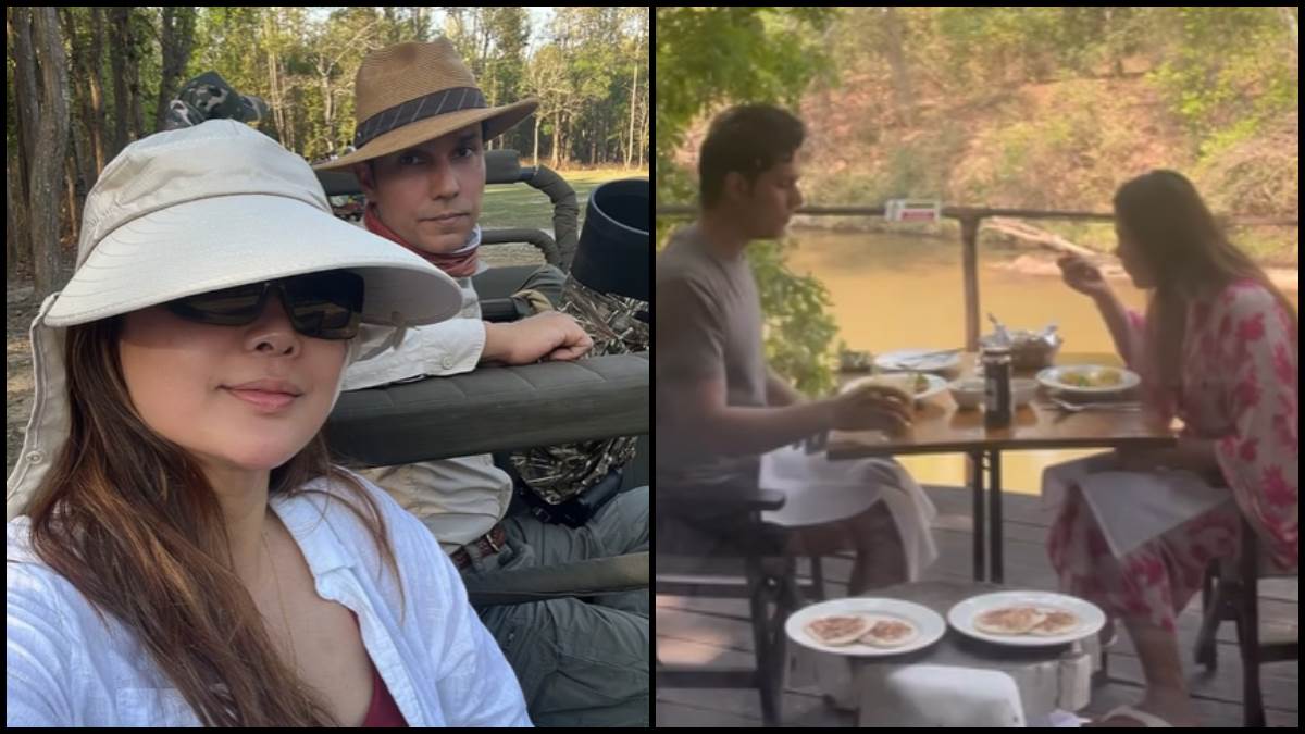 randeep hooda shares glimpses of honeymoon diaries with wife lin laishram at jungle safari