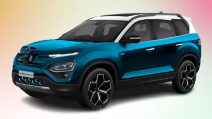 Tata Safari EV को टेस्टिंग के दौरान फिर स्पॉट किया गया है।