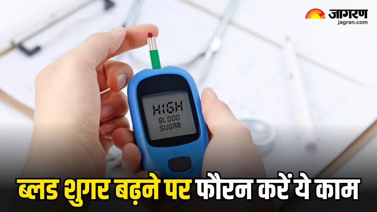 High Blood Sugar: ब्लड शुगर हाई हो जाए, तो घबराएं नहीं! फौरन करें ये 4 काम