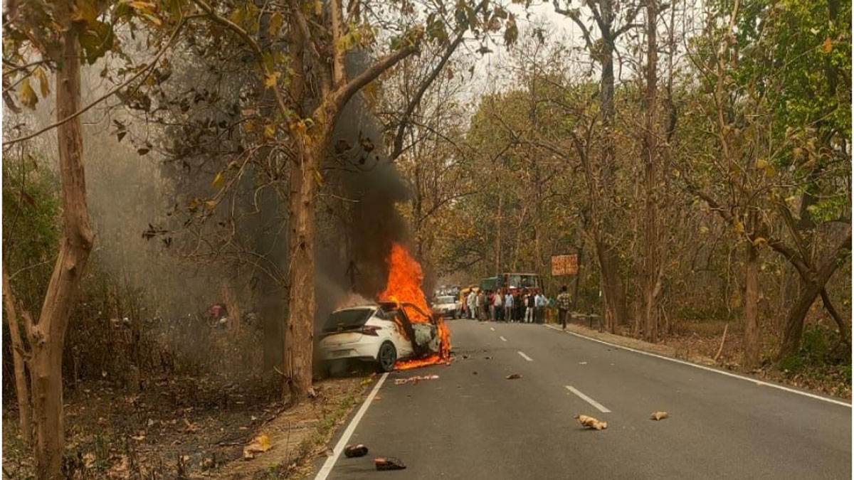 car collision in haldwani one died injures six