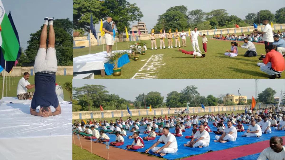 Dhanbad: शार‍ीर‍िक व मानस‍िक स्‍वास्‍थ्‍य‍ के ल‍िए रामबाण है योग व प्राणायाम