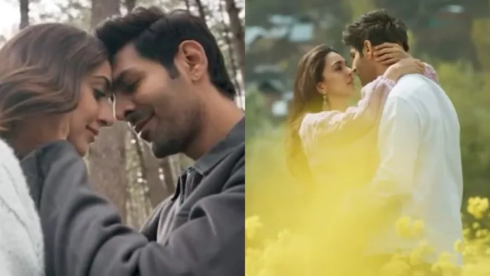 Still Image of Kartik Aaryan and Kiara Advani