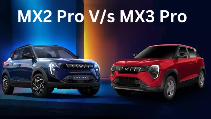 Mahindra XUV 3XO MX2 Pro और MX3 Pro में से कौन सा वेरिएंट है बेहतर। जानें डिटेल।