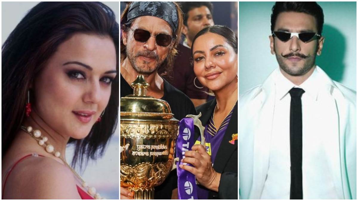 shah rukh khan kkr win against srh in ipl 2024 final ranveer singh to preity zinta these bollywood stars congratulate him