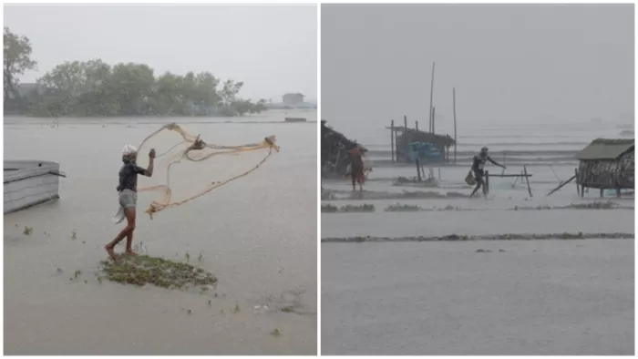 बांग्लादेश में चक्रवात रेमल का कहर (Image: ANI)