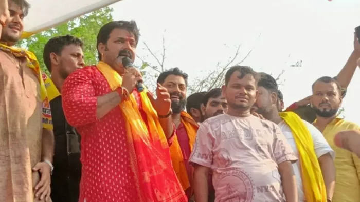 भोजपुरी फिल्मों के सुपरस्टार पवन सिंह। फोटो- जागरण