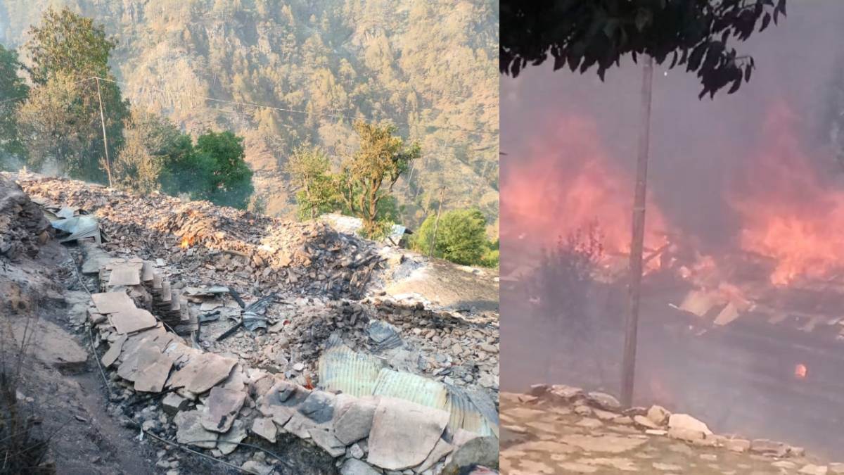 90 percent of villages are on heap of gunpowder more than 438 houses were destroyed in 18 years here are main incidents of fire