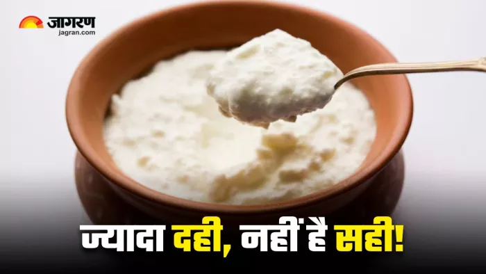 Curd Side Effects: गर्मियों में ज्यादा दही खाना भी हो सकता है नुकसानदायक (Image Source: Freepik)