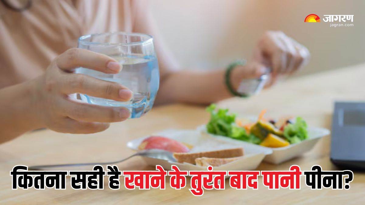 why should we not drink water immediately after eating know the right time to drink water here