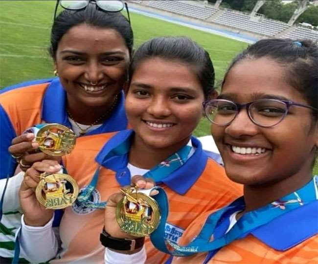 Archery World Cup in Paris, Jharkhand News दीपिका, कोमालिका व अंकिता पोडियम।