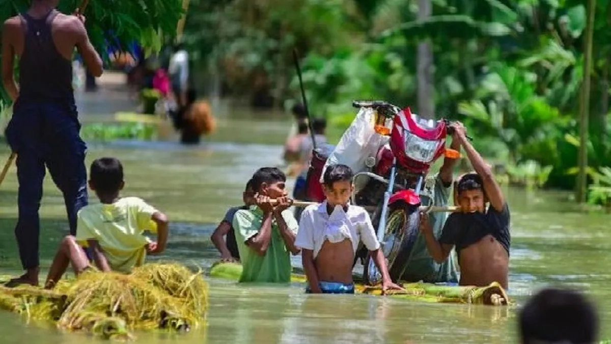 Assam Flood: असम में बाढ़ की स्थिति में हो रहा सुधार, 28 जिलों के 22 लाख से अधिक लोग प्रभावित